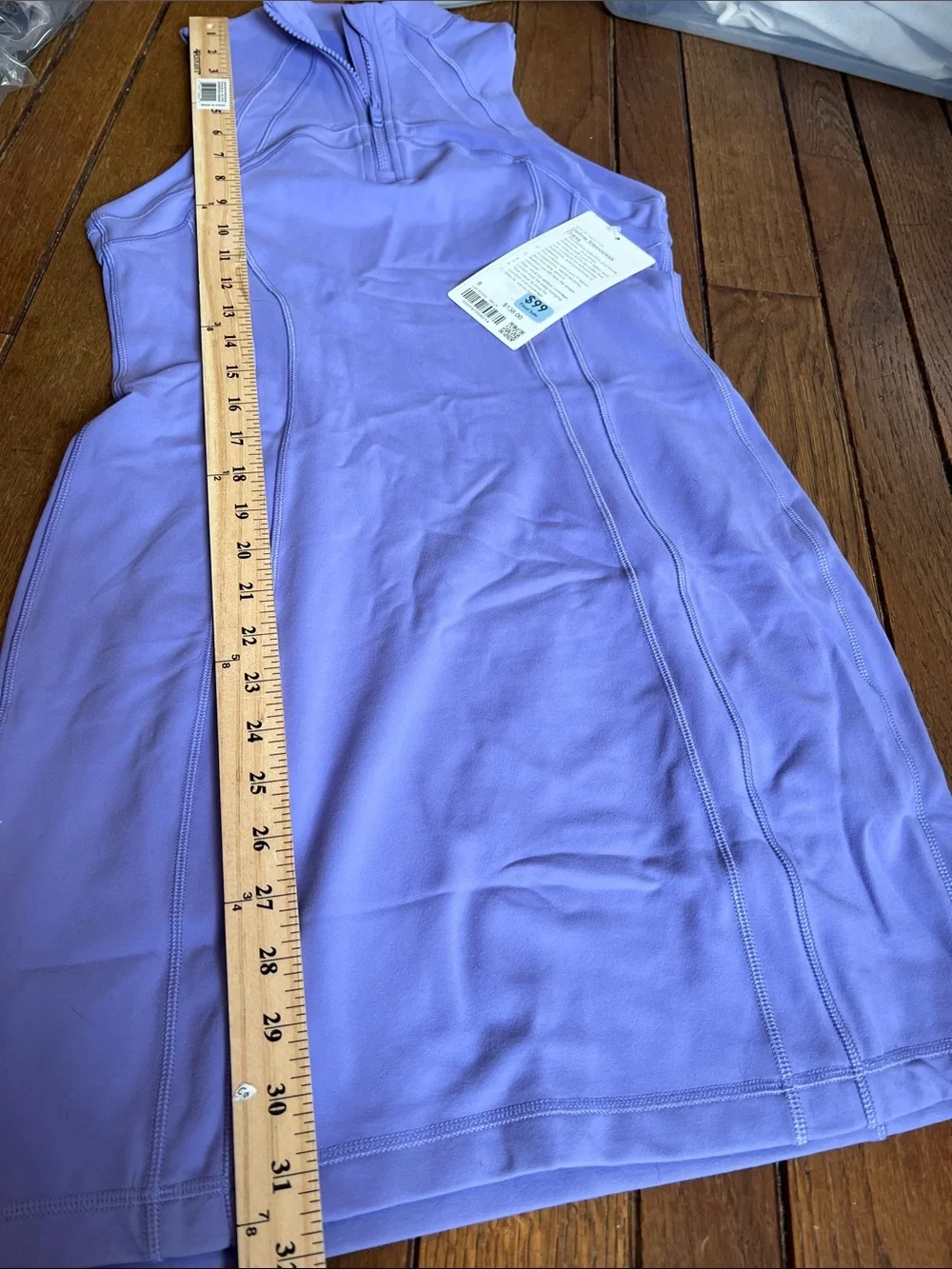 Lululemon Dark Lavender Purple Define Sleeveless Dress Size 8 NWT